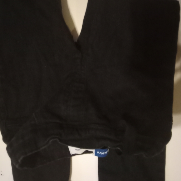 Old Navy black skinny jeans size L 10-12 - Picture 2 of 2